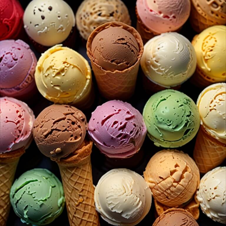 Assorted Ice Cream Flavors